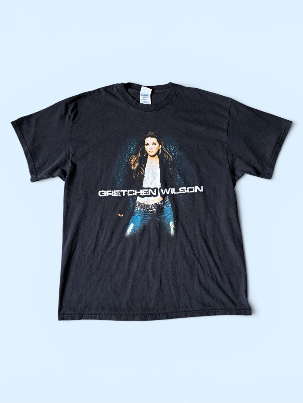 Vintage Y2K Gretchen Wilson The Redneck Revolution Tour Black T Shirt XL Delta